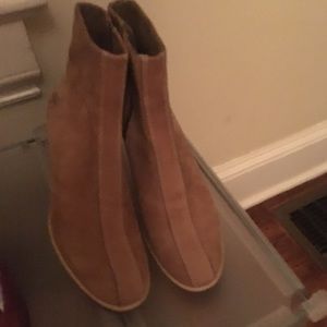 Camel colored booties